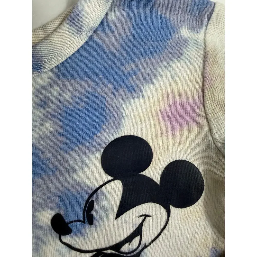 Gap Disney Mickey & Minnie Tie-Dye Pajama Set Size 2 Years